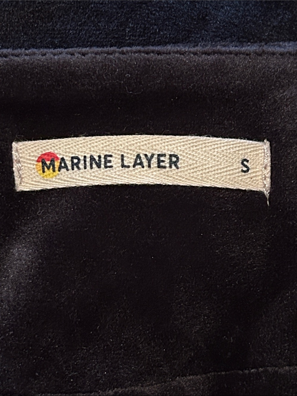 Marine Layer Jasmine Velour V-Neck Top Black Velvet Size Small - Picture 6 of 10